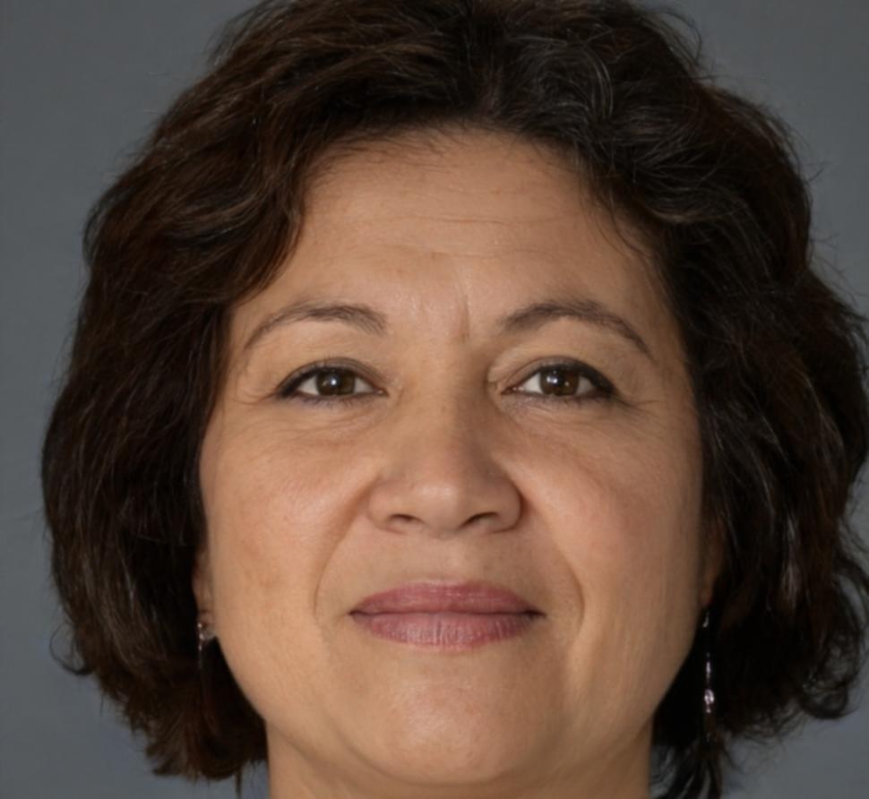 Annika Bergström bei der Arbeit an Bibliothekscode